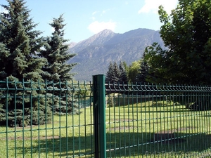 Забор для дачи из сварного прута купить в Киеве.Ограждение из металла.  #1604927