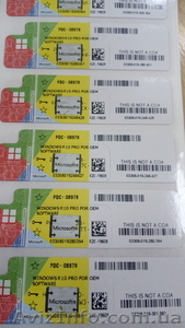 Продам лицензионные наклейки Windows 7,  8.1,  10,  офисы 2013,  2016 #1606130