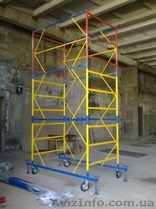 Вышка-тура строительная передвижная на колесах #1608963