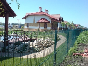 Металлический забор на дачу. Все типы ограждений из сварной сетки #1605303