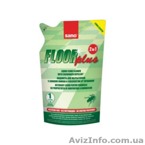 Sano Средство для мытья полов с репелентом Floor Plus против тараканов 750 мл, ар #1605863