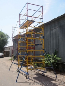 Вышка строительная на колесах #1609143