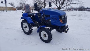 Мінітрактор Лідер Т-160 Х+ плуг та фреза. Мототрактор,  минитрактор,  трактор #1610270