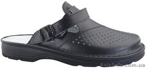 Черные сабо для медработников и пищевиков #38540