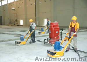 Шлифовка бетонного пола,  ремонт промышленных полов #1609411