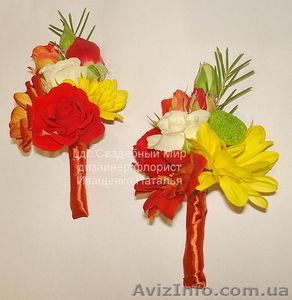 Бутоньерка для жениха в Киеве #1609856