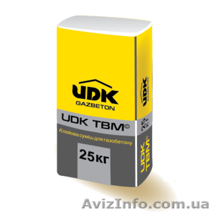 Клеющая смесь для газоблока UDK TBM 25 кг #1609558