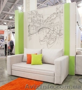 Шкаф-кровать-диван для малогабаритных квартир #1615199