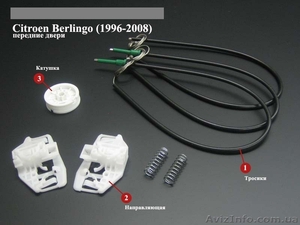 Ремкомплект стеклоподъемника ситроен берлинго citroen berlingo #1613291