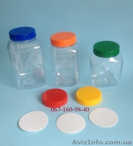 Банки ПЭТ (пластиковые) 100,  150,  200,  250,  500,  650,  1л #1615577