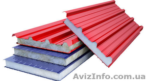 Сендвич панели строительные                         #1615936