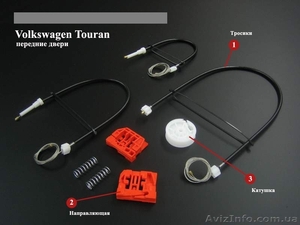 Ремкомплект стеклоподъемника тоуран vw touran #1613282