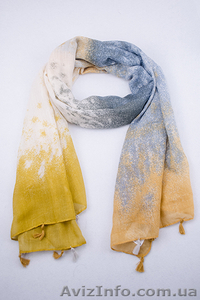 Шарф из вискозы с переходом   #1619490