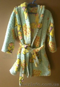 Детский халат с капюшоном (1-2 года) #1617909