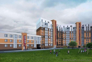 Двох кімнатна квартира в європейському комплексі сімейного типу. #1619421