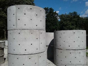 ЖБИ: кольца,  крышки,  днища. Копка ям,  траншей,  колодцев #1623216