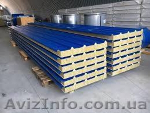 Сэндвич панели стеновые и кровельные от производителя #1623946