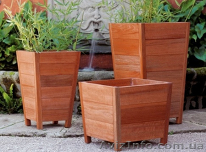 Деревянное кашпо #1622414