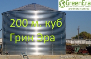 Резервуар на 200 кубів для рідини,  ємність 200 м. куб. #1621726