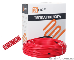 Неперегораемый кабельный теплый пол HOF #1623425