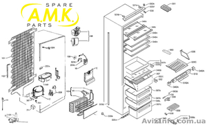 Все оригинальные детали для холодильников марок Electrolux,  Gorenje,  Zanussi #1624362