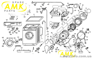 Оригинальные детали для стиральной машинки Electrolux,  Gorenje,  Zanussi #1624355