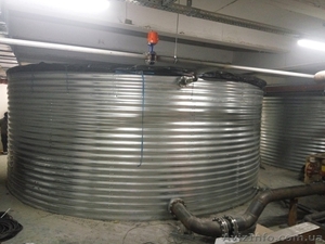 Пожежний резервуар на 200 кубів для води,  ємність 200 м3 #1627393