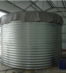 Пожежний резервуар на 500 кубів для води,  ємність 500 м3 #1627394