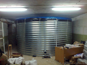 Пожежний резервуар на 800 кубів для води,  ємність 800 м3 #1627395