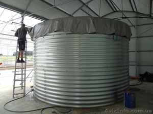 Пожежний резервуар на 1000 кубів для води,  ємність 1000 м3 #1627396