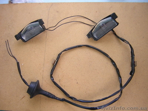 Фонари автомобильные комплект с проводкой 12v  5W #1626404