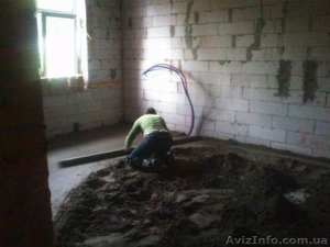 Стяжка пола. Полусухая стяжка. Стяжка машинным способом #1629855