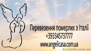 Срочная перевозка умершего (гроба) из Италии #1630165