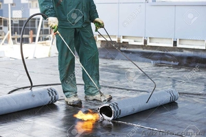 Кровельные работы евро-рубероидом. Покрівельні роботи евро-руберойдом. #1629389