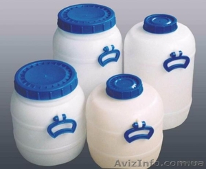 Бидон пластиковый пищевой и технический от 20 до 120 литров(от 4 штук)   #1629780