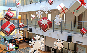 Новогодние и праздничные объемные фигуры из пенопласта #1631886