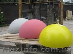 Продам Бетонные полусферы( цветные) #1633083