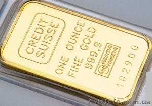 Продадим золото 999, 9 пробы в слитках от 100 грамм #1633674