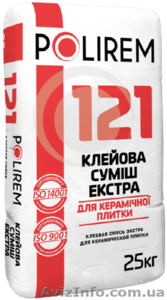 Экстра клей для плитки эластичный,  полирем 121 #1635037