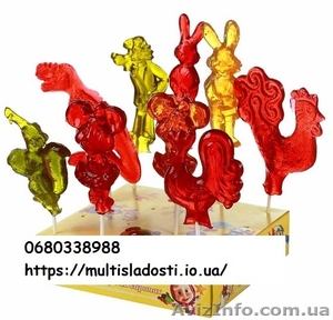 Леденцы на палочке в форме мультгероев. Мультисладости. Николаев. #1635829