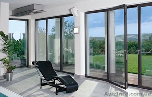 Алюмінієві вікна,  двері,  перегородки. Стильні та сучасні. #1637287