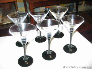 Бокалы для мартини BOHEMIA (сервиз 6 штук) #1639509