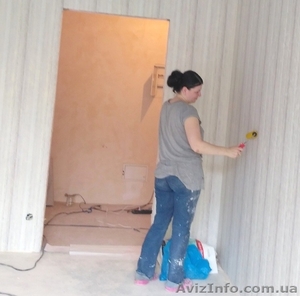 Ремонт квартир в Киеве Поклейка обоев  #1638007