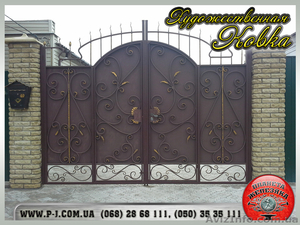 Ворота кованые,  сварные,  решетчатые,  арочные под заказ. #1037241