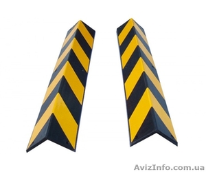 Угловая резиновая защита углов и колонн зданий (демпфер для парковки) #1637849