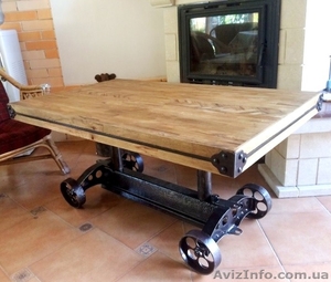 Журнальный стол. Стиль лофт. #1641539