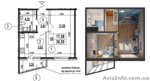 Продаю свою 1к.кв. с отделкой(видовая)- КИЕВ, ЖК ЭВРИКА,  метро #1642783