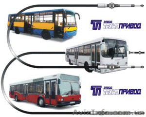 Тросы управления кпп,  тнвд,  гст,  газа: автобусов,  авто,  бетоносмесител #1642641
