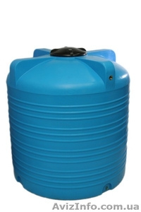 Ємність вертикальна на 3000 літрів,  харчова бочка пластикова,  бак для води #1644289