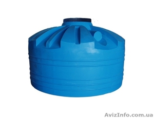 Ємність вертикальна на 7000 літрів,  харчова бочка пластикова,  бак для води #1644292